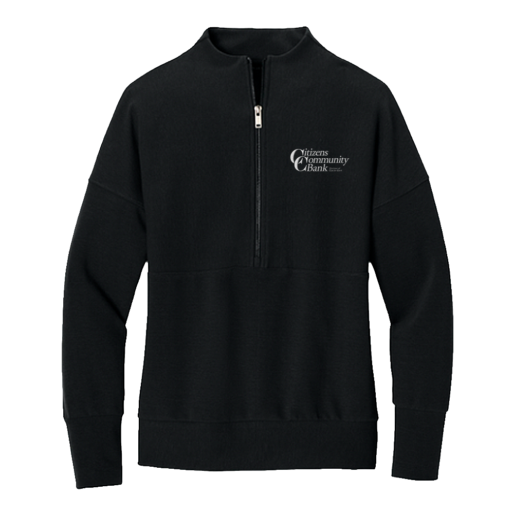 Mercer + Mettle Woman's Linear Texture 1/4 Zip