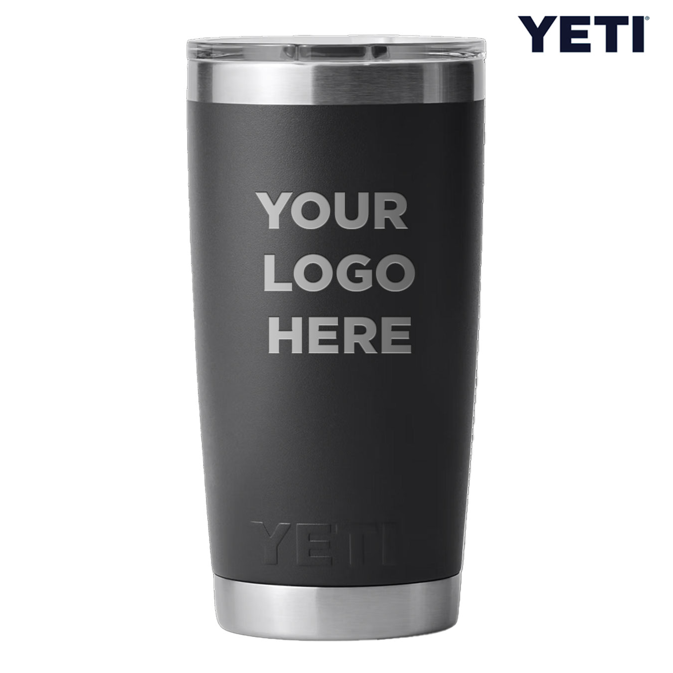 Yeti Rambler 20oz Tumbler With Magslider Lid - Includes Engraved Logo [Minimum Order: 15 Pcs]