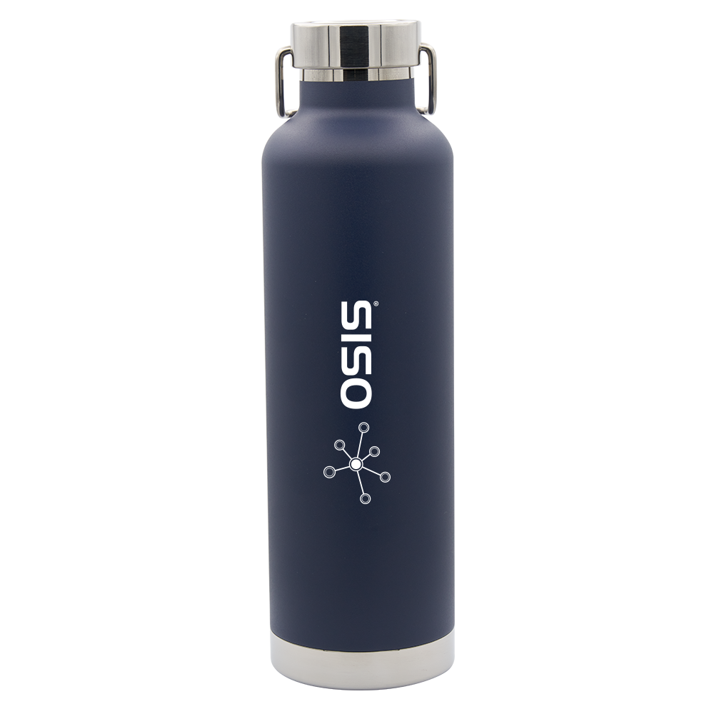 OSIS Thor Copper Vacuum Insulated Bottle 22oz Navy