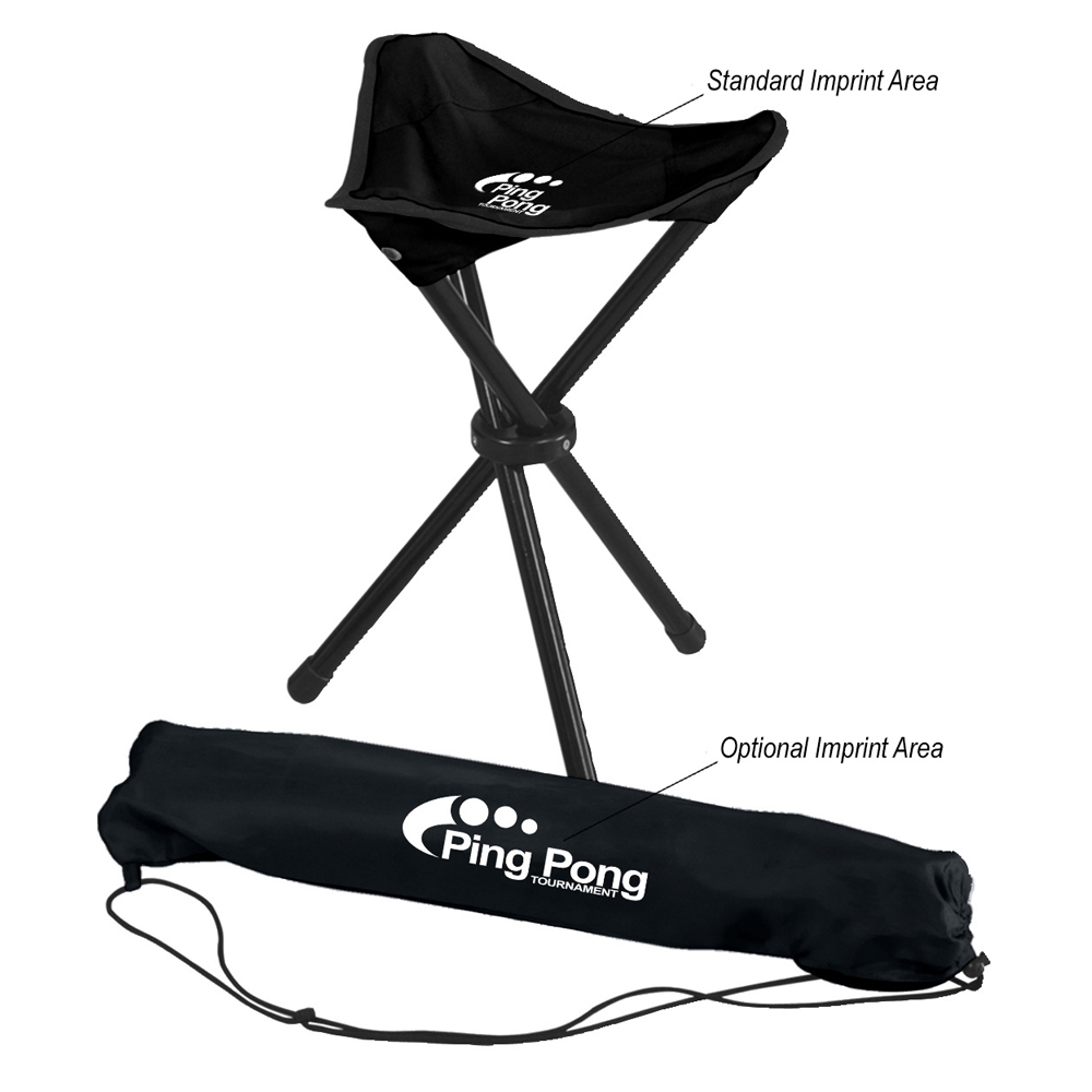 Folding Tripod Stool with Carrying Bag