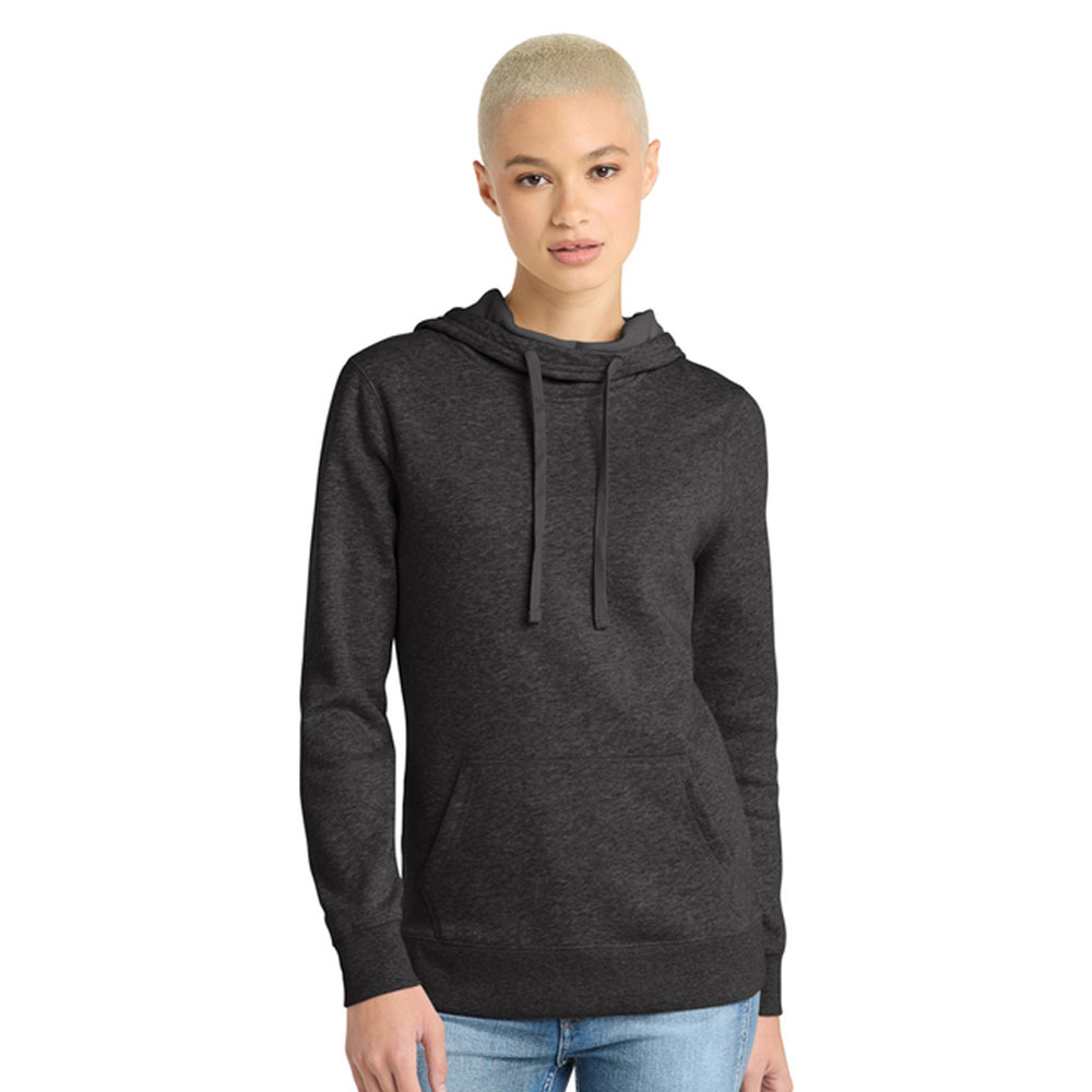 District ® Women’s Lightweight Fleece Hoodie (DM493)