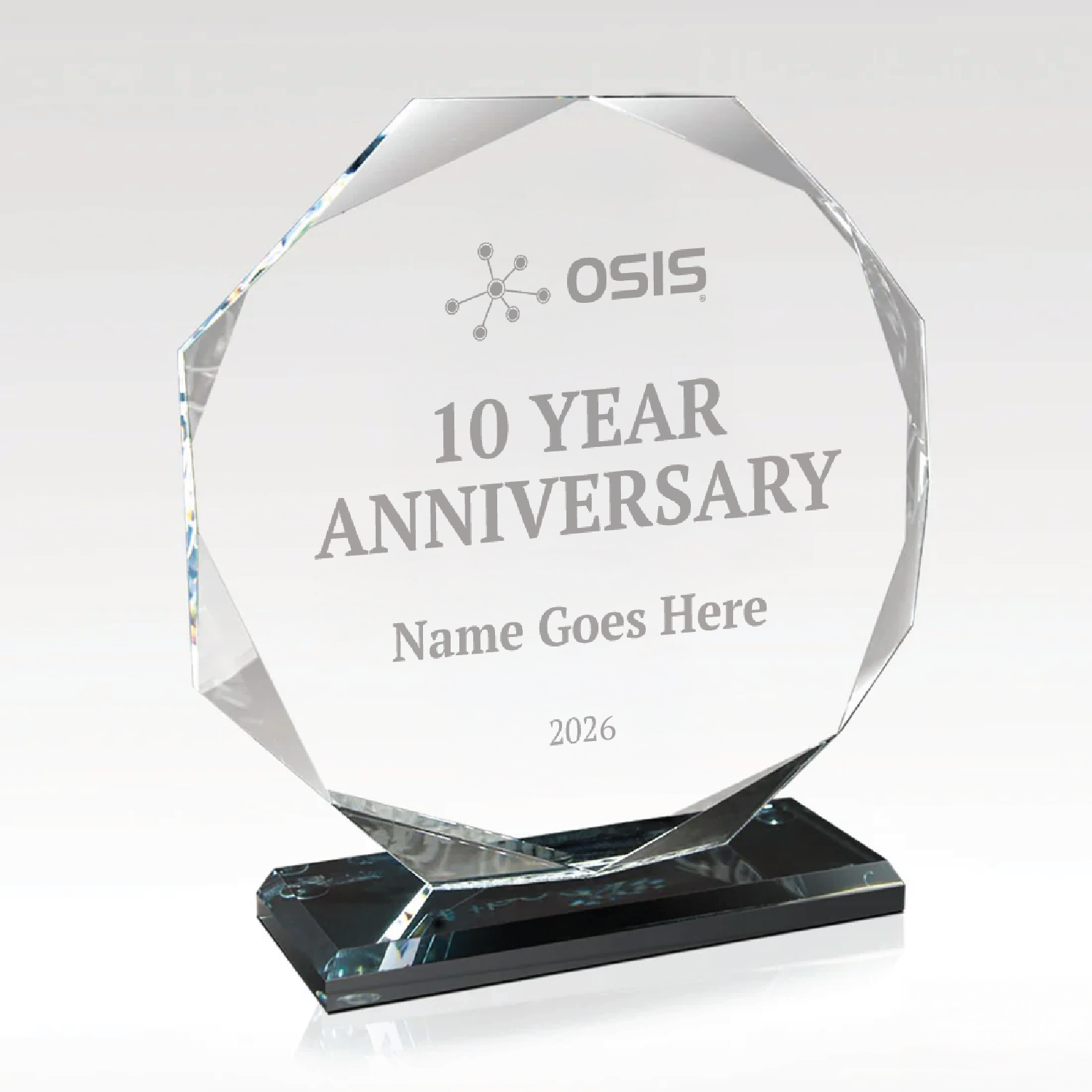 OSIS 10 Year Anniversary Award