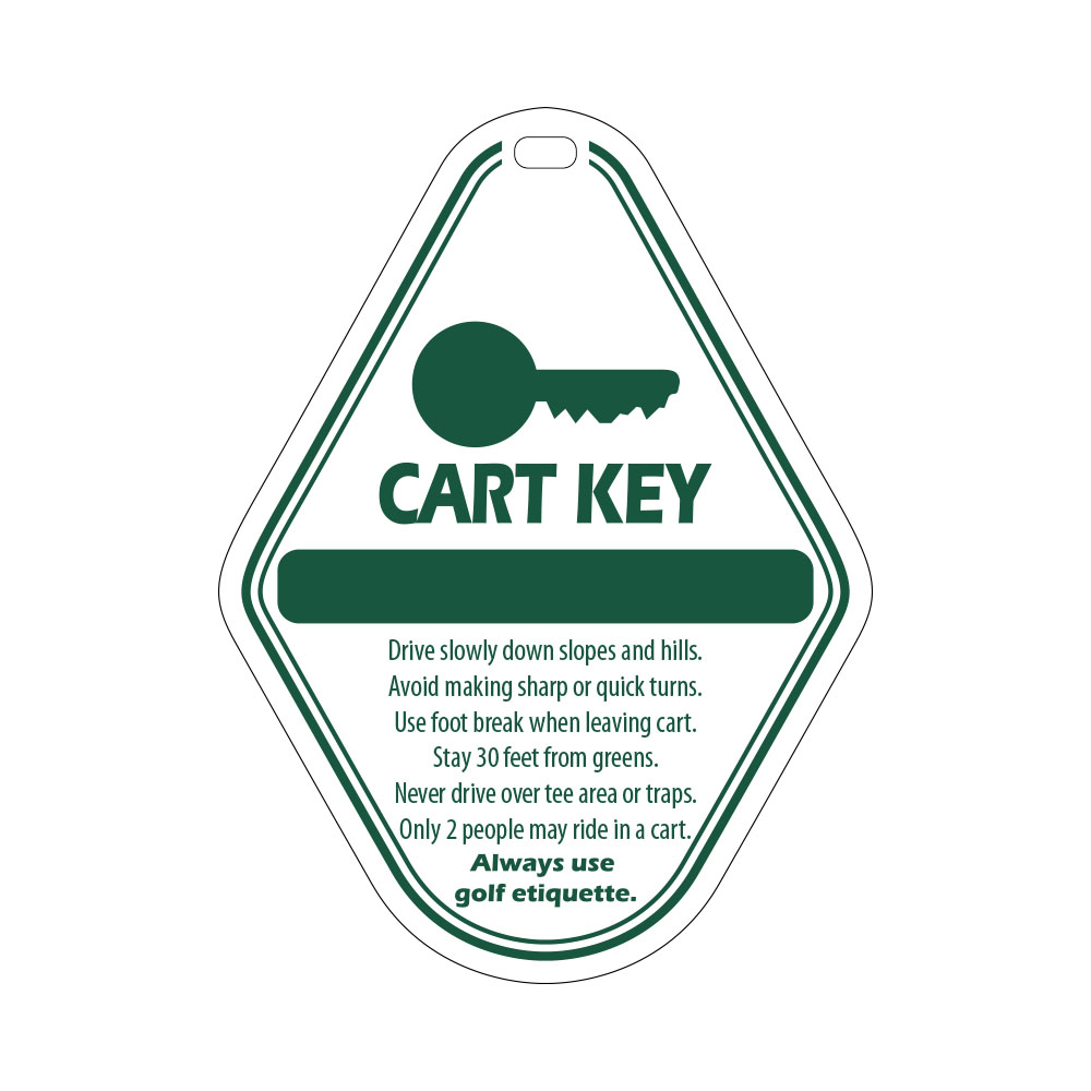Club Cart Tags