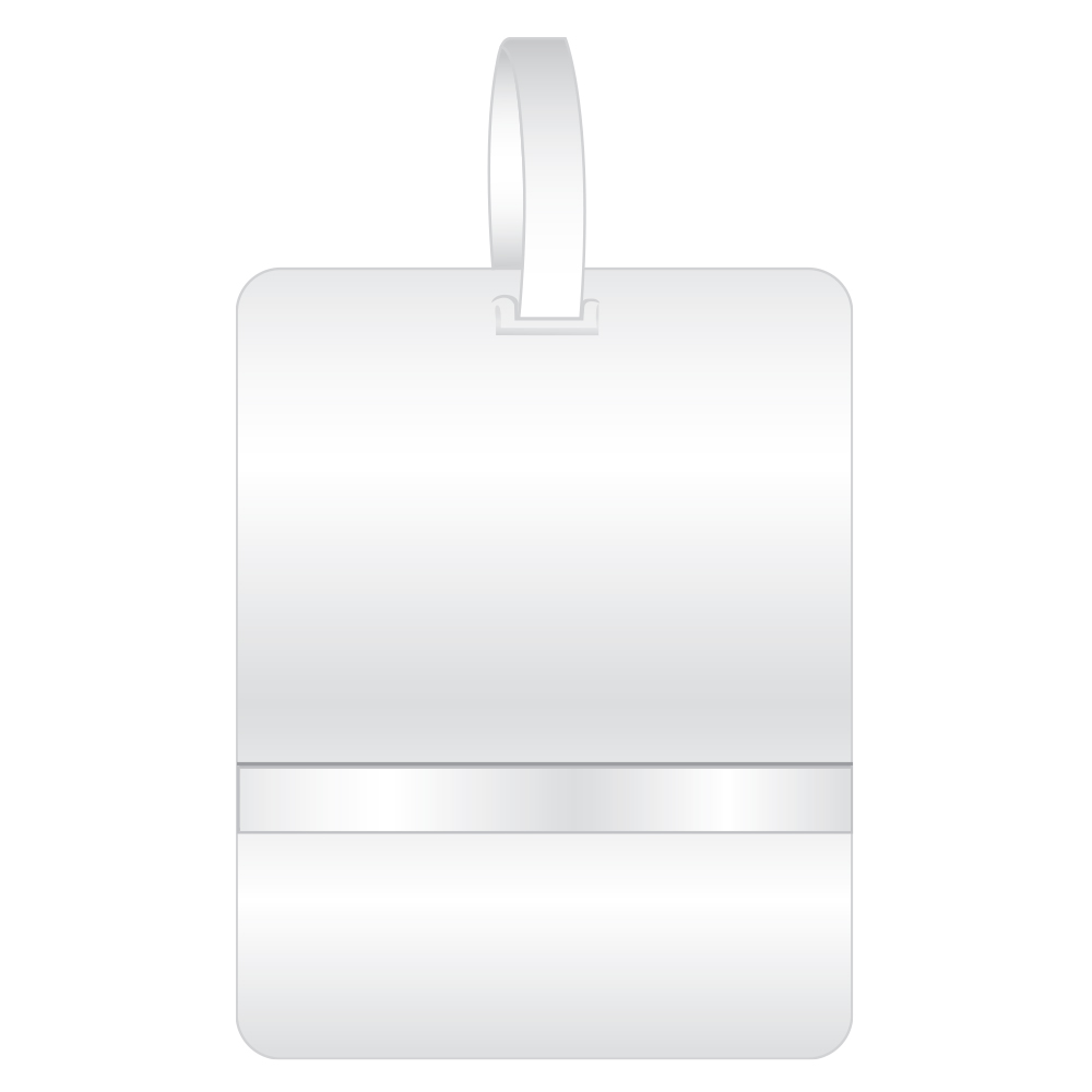 Rectangle Club Bag Tags