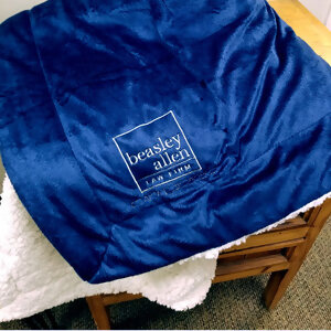 B8712 Alpine Fleece Micro Mink Sherpa Blanket