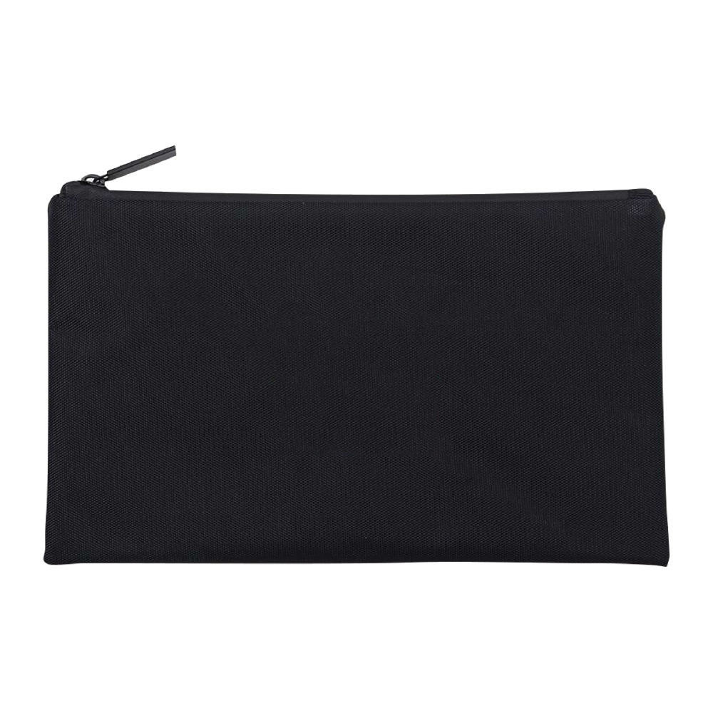 Zippered Valuable Bags with Mesh Back